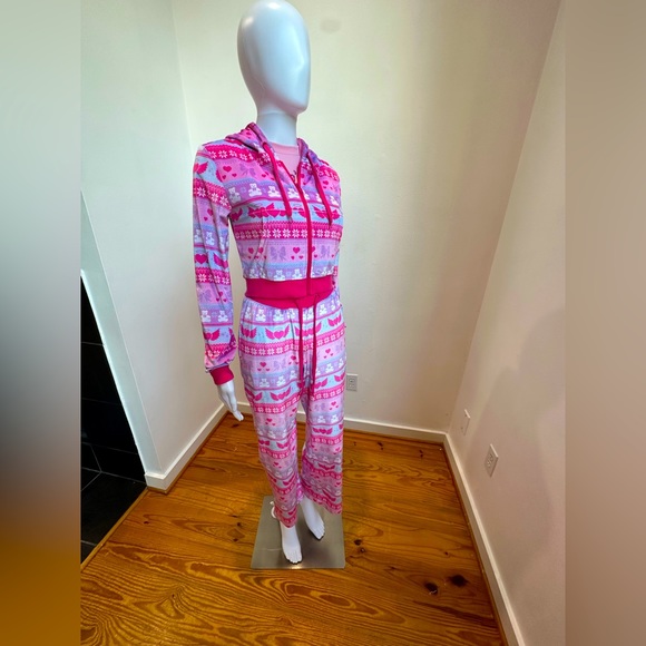 Dolls Kill Sugar Thrillz 2 Piece Velour Track Suit Size XS Petite (29” inseam) - Picture 6 of 7